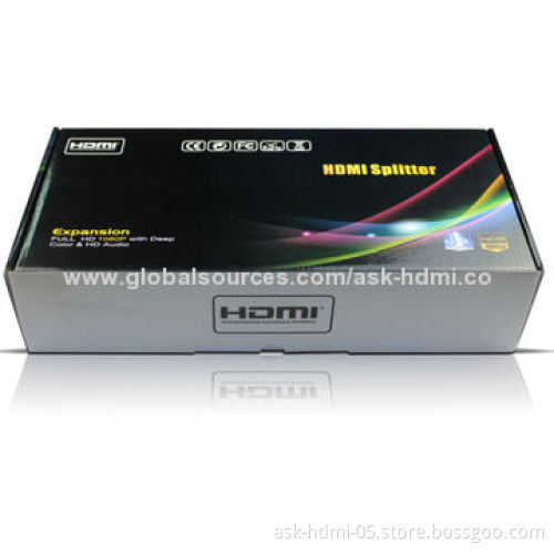 HDMI 1 x 8 Splitter, HDMI V1.3, Supports 1,080P